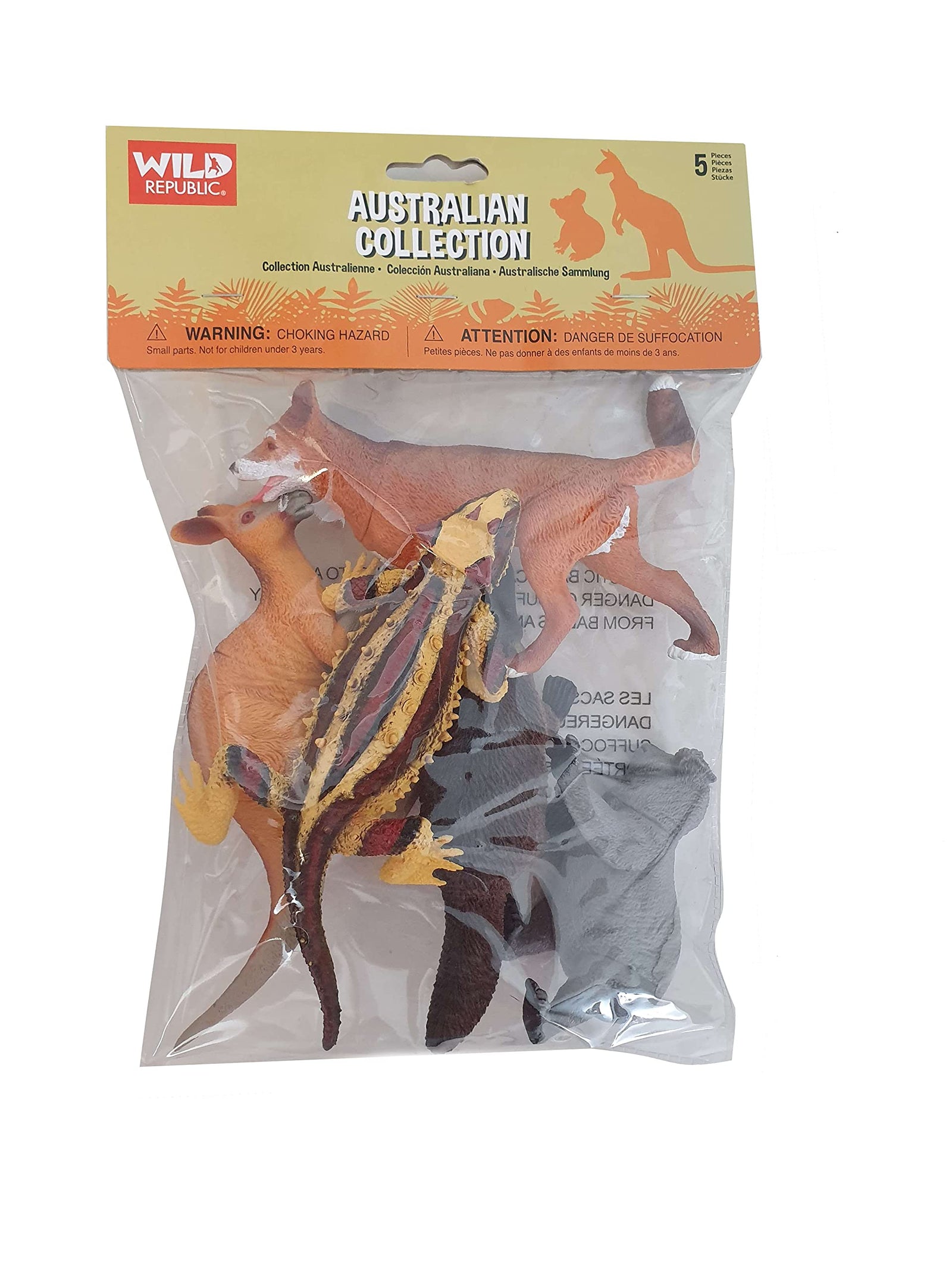 Poly Bag 5pc Australian Animals
