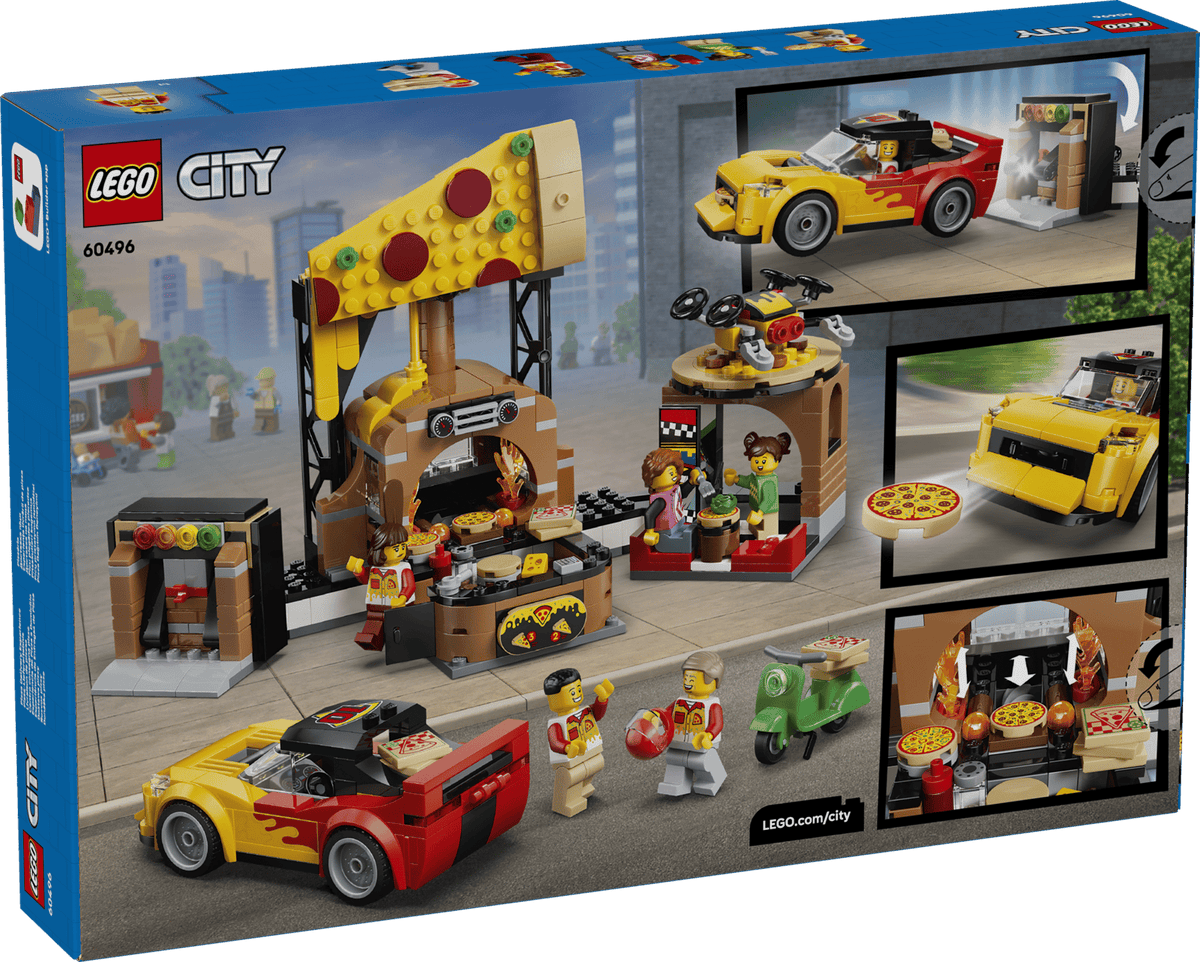 Lego 60496 City Pizza Delivery Experience with Vehicles