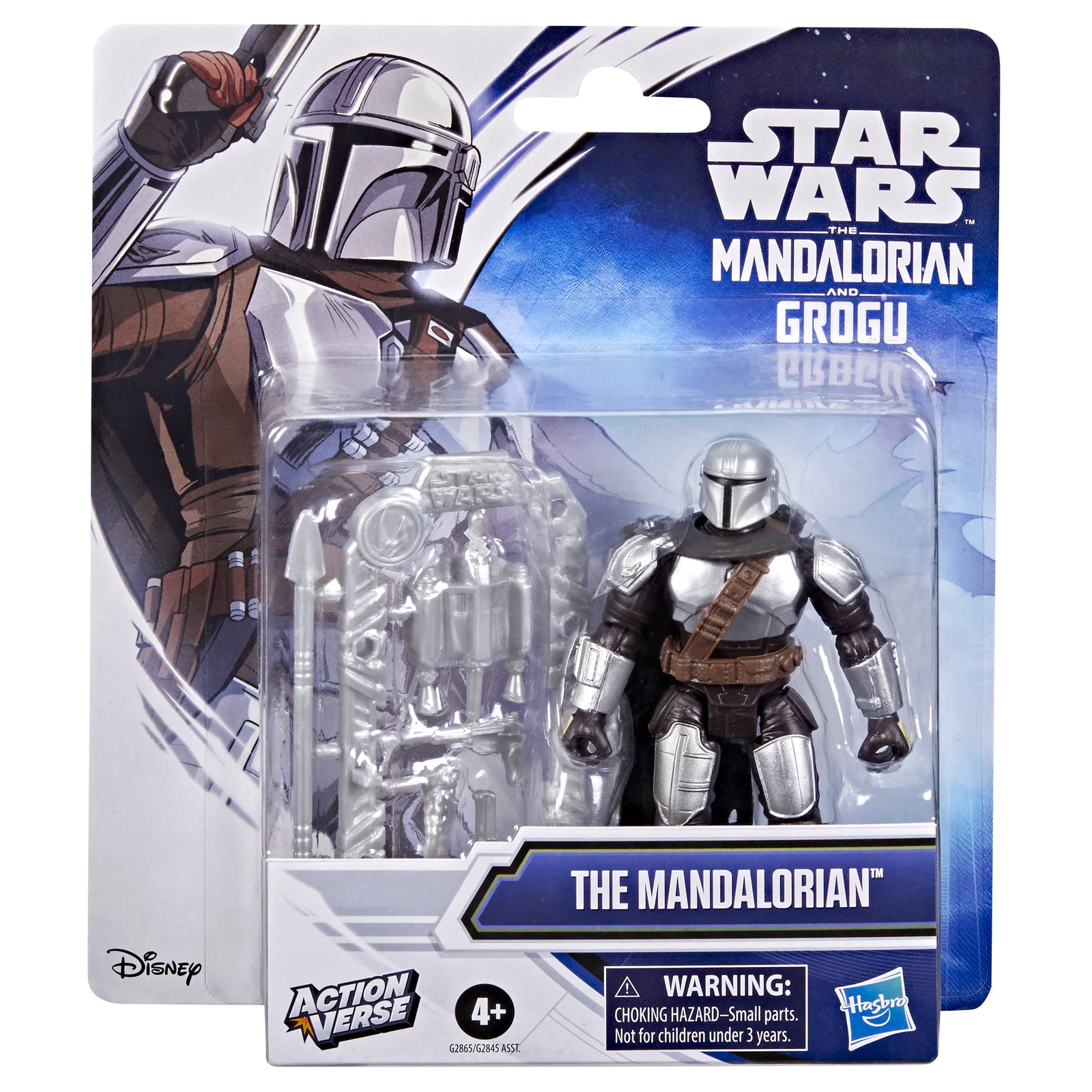 Star Wars ActionVerse The Mandalorian and Grogu 4.5 Inch Figure - The Mandalorian