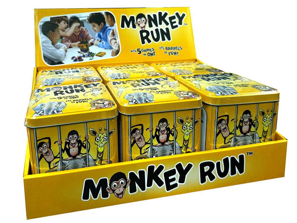 Monkey Run Tin 5 Games In 1