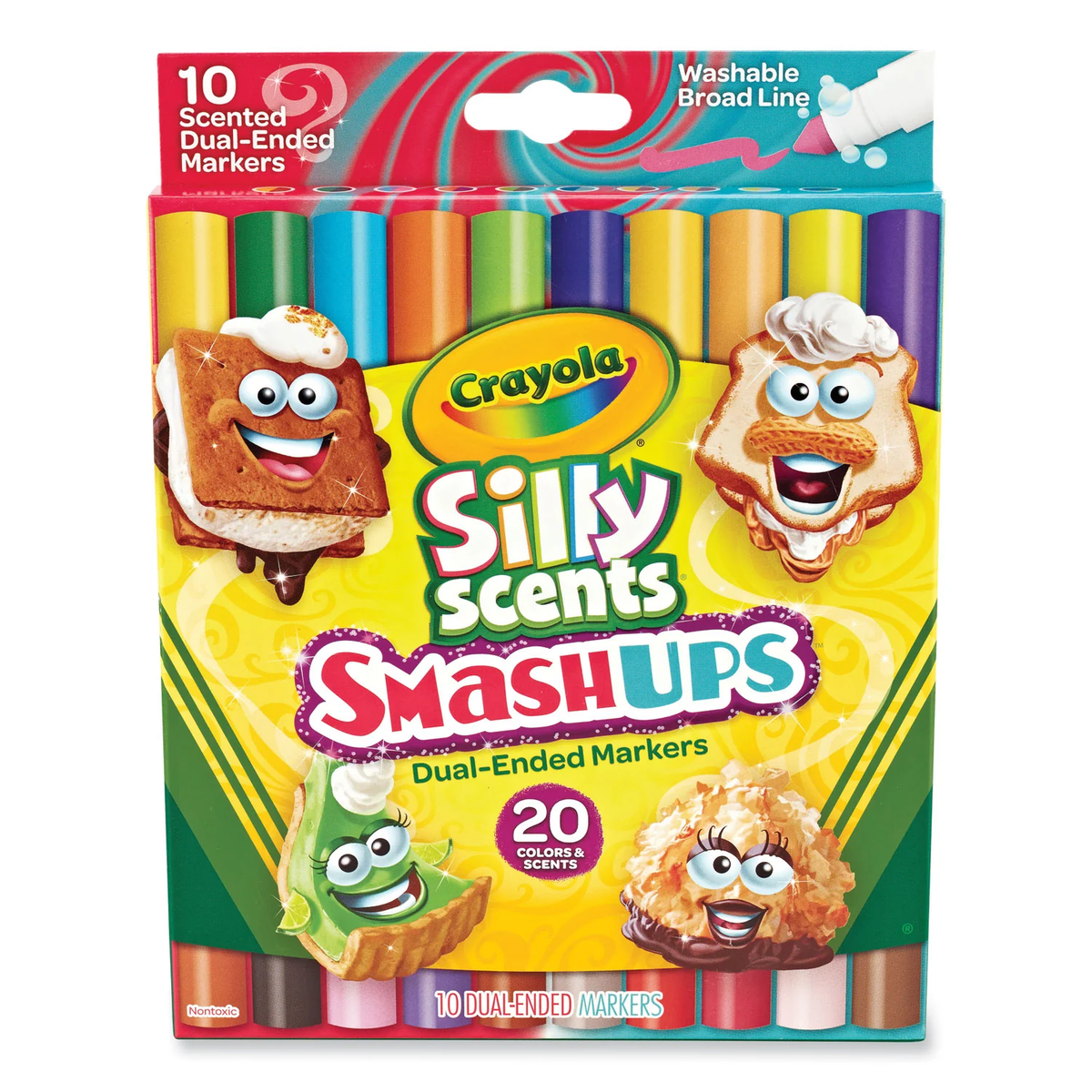 Crayola Silly Scents Smash Ups Dual Ended Markers 20pk