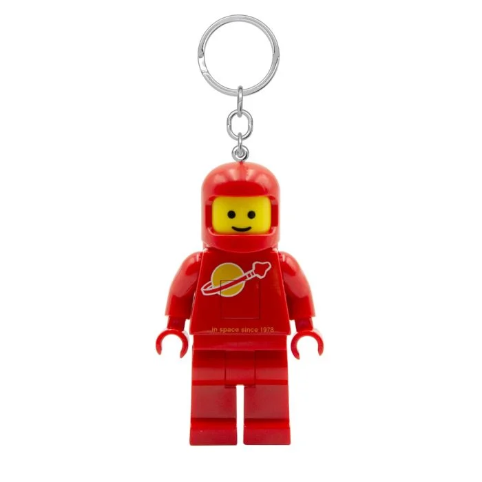 Lego Spaceman Guy Key Ring Light - Red