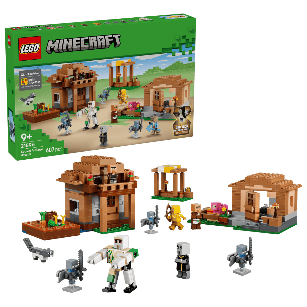 Lego 21596 Minecraft Evoker Village Attack
