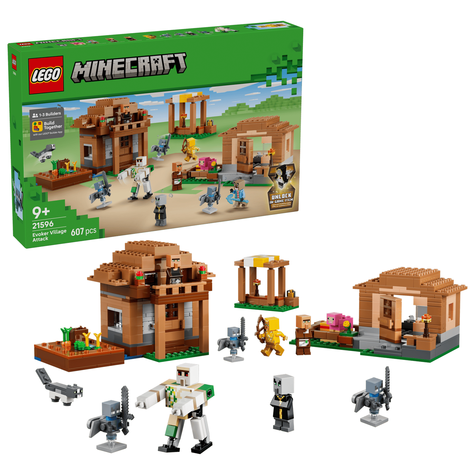 Lego 21596 Minecraft Evoker Village Attack