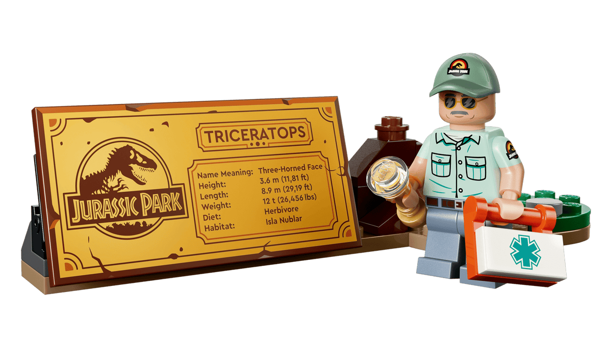 Lego 77985 Jurassic World Triceratops Skeleton