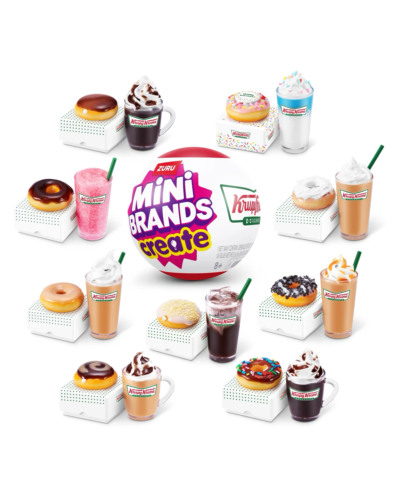 Zuru Mini Brands Create Krispy Kreme Doughnuts Series 1 Assorted