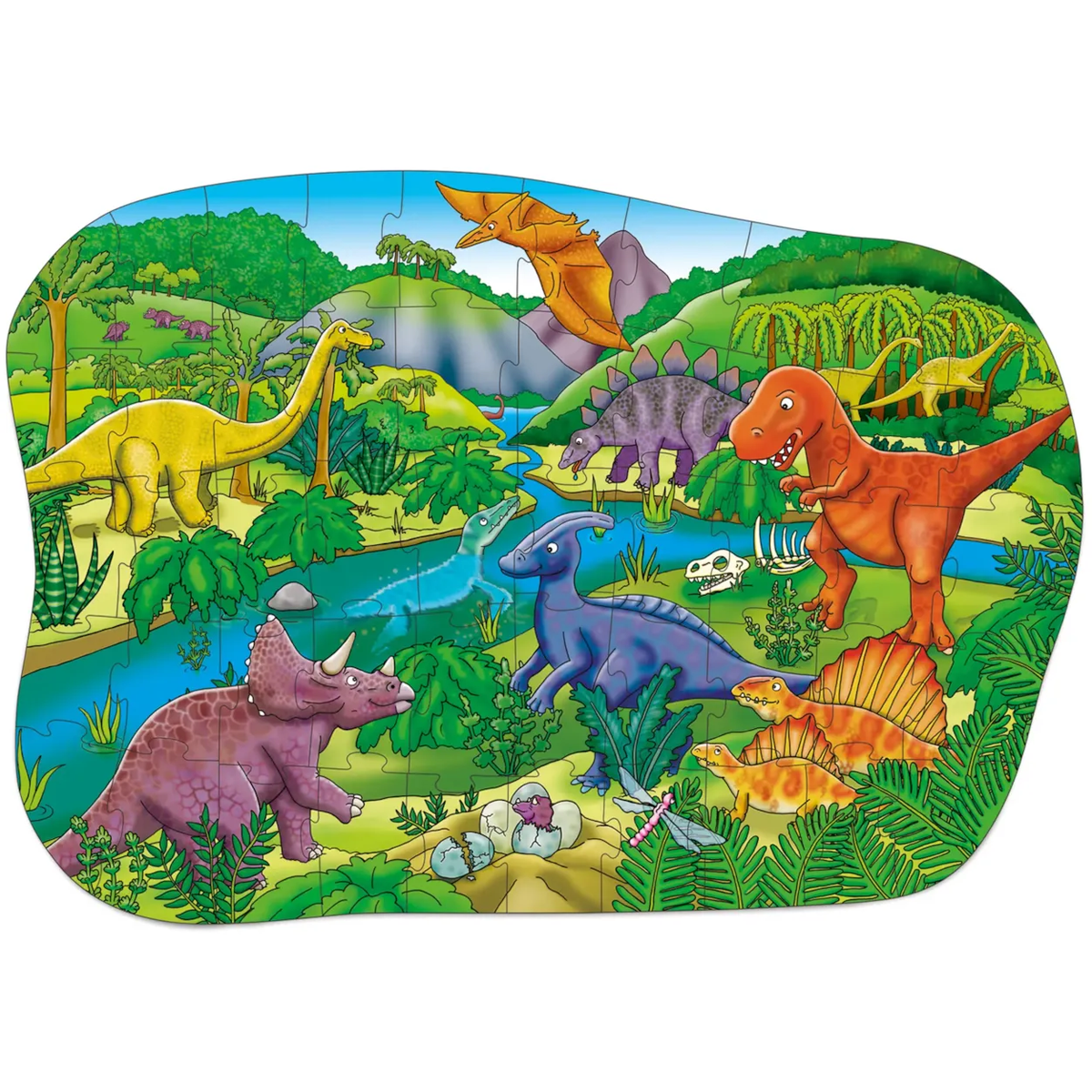 Orchard Toys Big Dinosaurs Jigsaw &amp; Poster