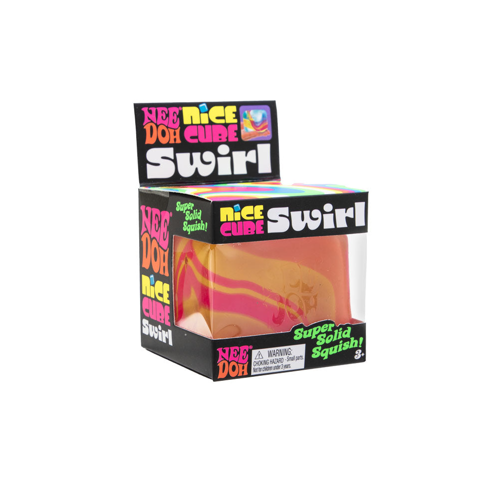 Schylling Nee Doh Nice Cube Swirl Design (Assorted Colours)