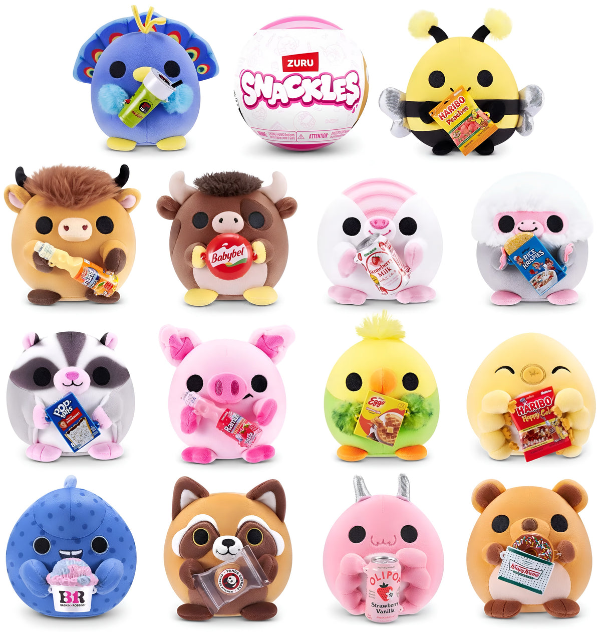 Zuru Snackles 5" Core Licensed WAVE 3 Assorted