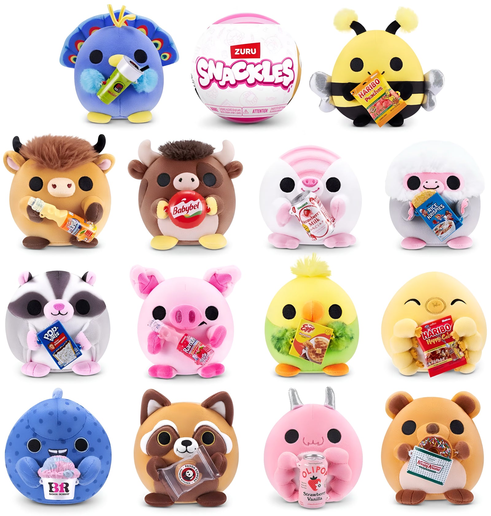 Zuru Snackles 5" Core Licensed WAVE 3 Assorted