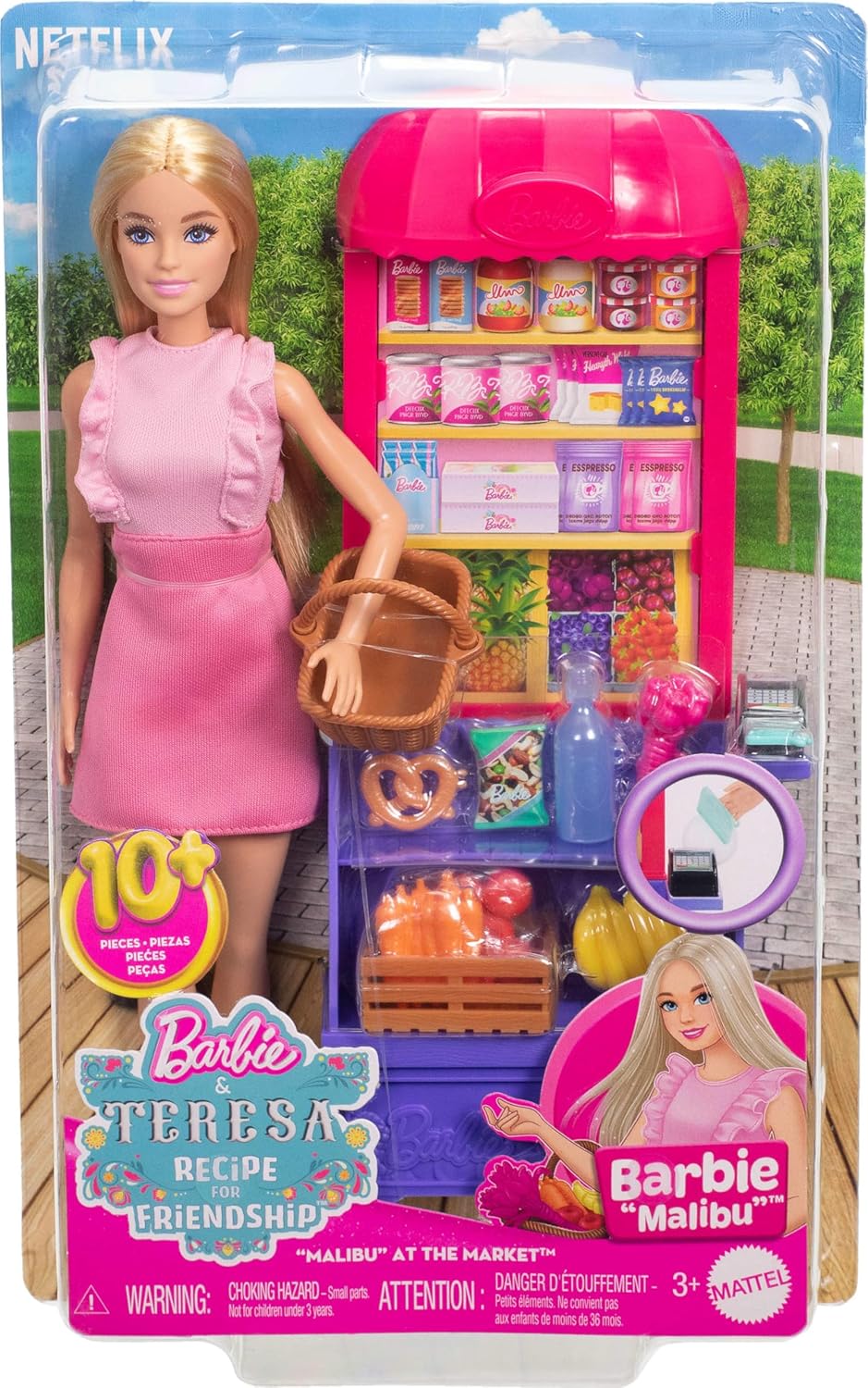 Barbie Malibu At The Market Play Set