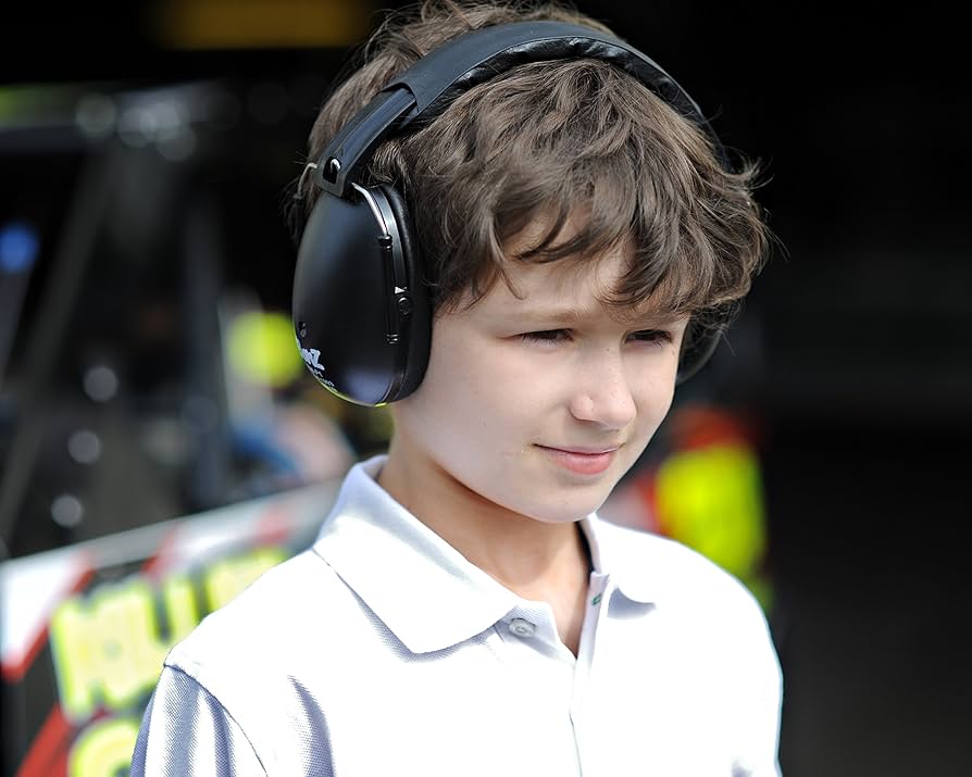 Baby Banz Child Earmuffs Black Age 2-10years