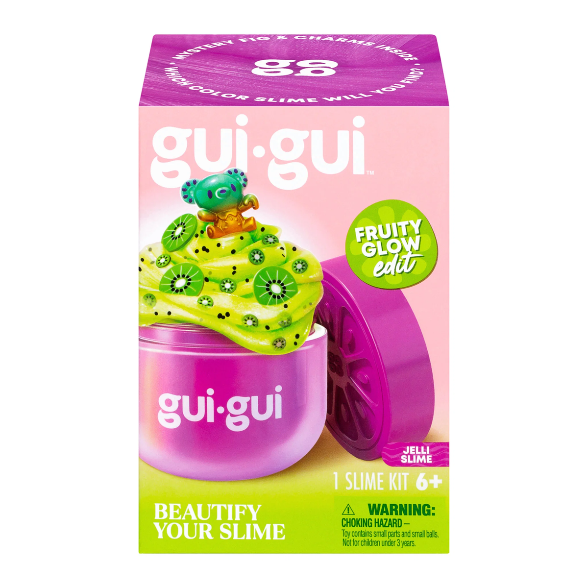 Gui Gui Beautify Your Slime Kit Fruity Glow Jelli Slime