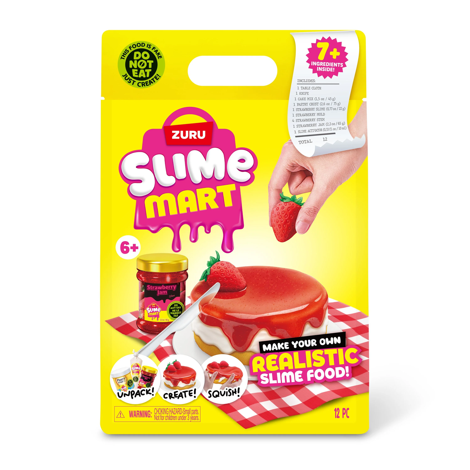 Zuru Slime Mart Small Shopping Basket Series 1 - Strawberry Cheese Cake