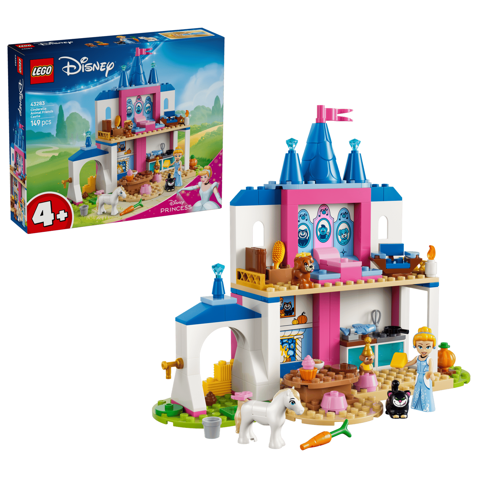 Lego 43283 Disney Princess Cinderella Animal Friends Castle