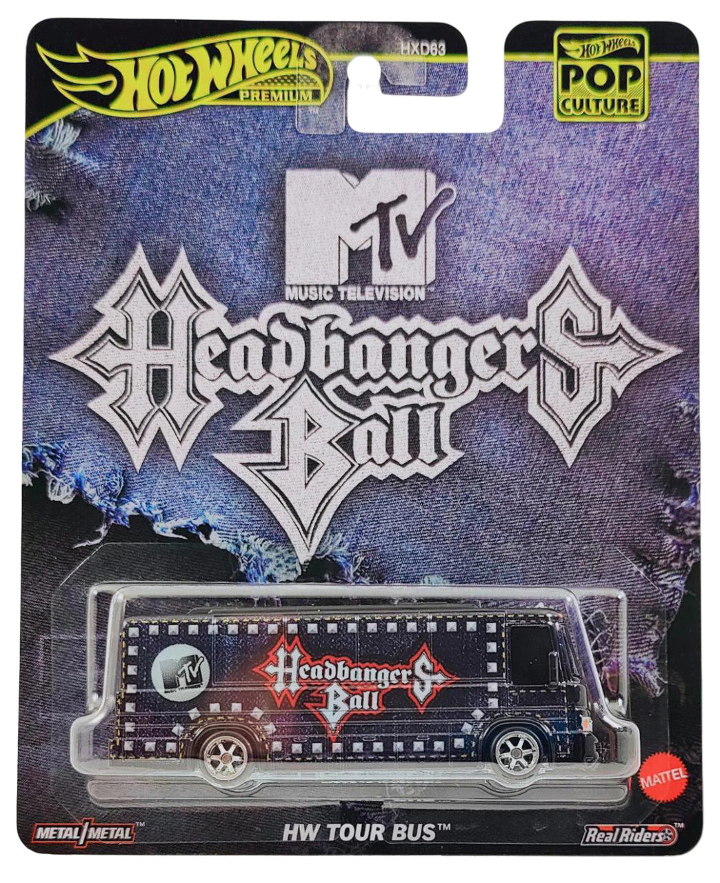 Hot Wheels Pop Culture MTV Headbangers Ball HW Tour Bus