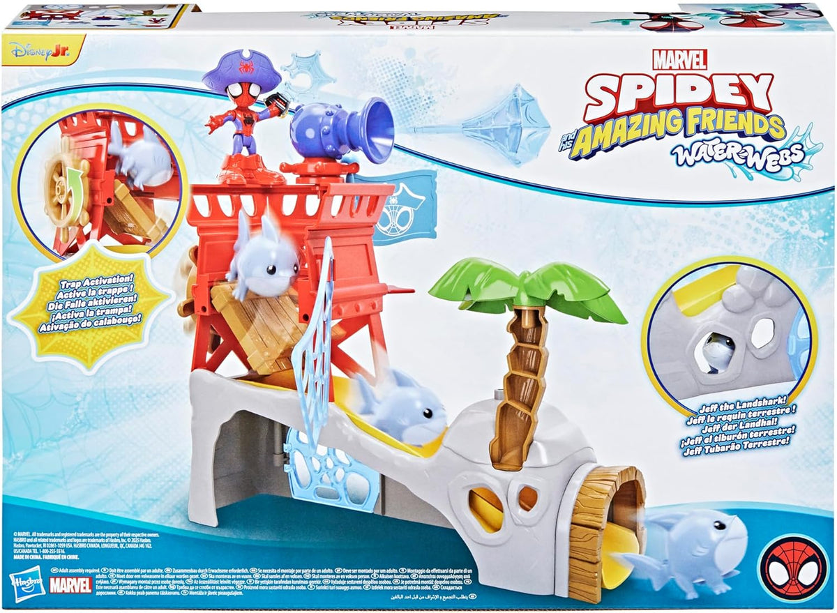 Spidey &amp; His Amazing Friends Water Webs Spidey Island Playset