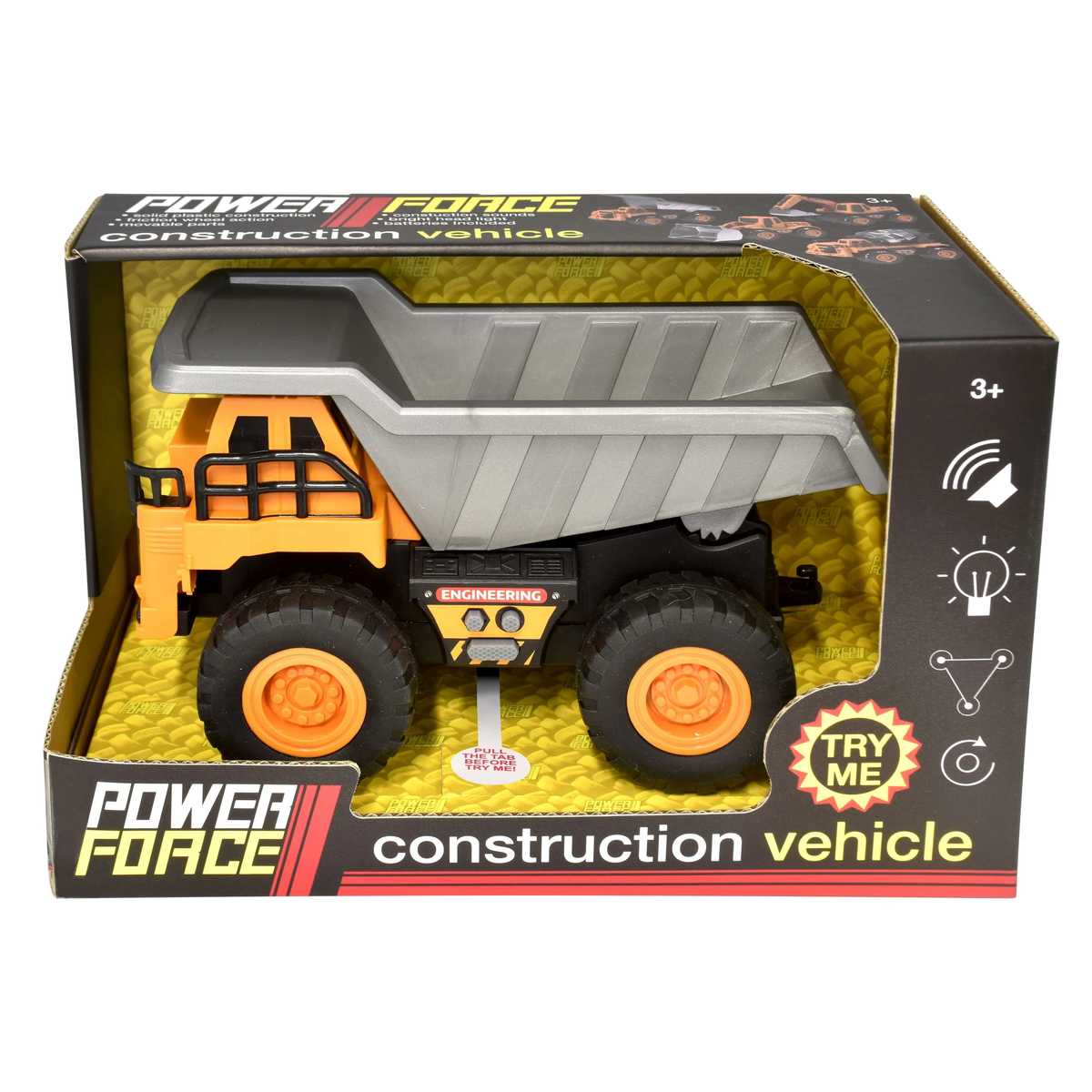 Power Force Dump Truck Lights &amp; Sound