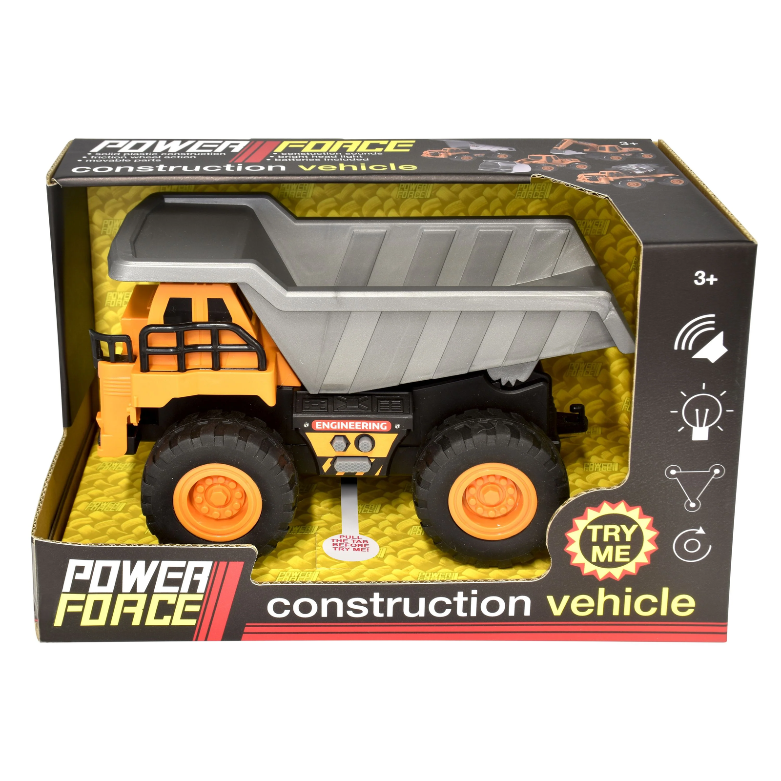 Power Force Dump Truck Lights & Sound