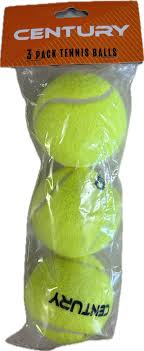 Century Tennis Balls 3pk