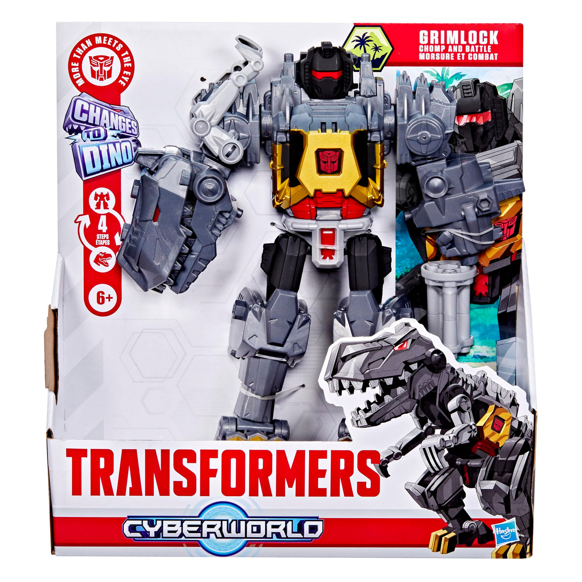 Transformers Cyberworld Chomp &amp; Battle Grimlock