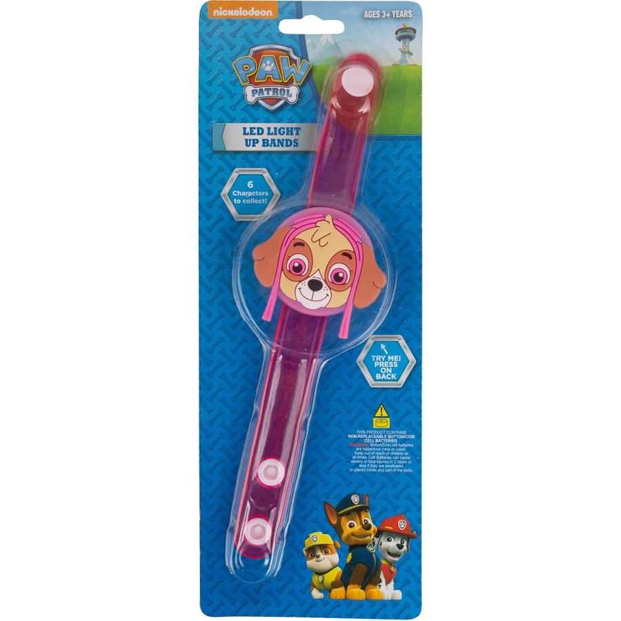Paw Patrol Light Up LED Bands NEW