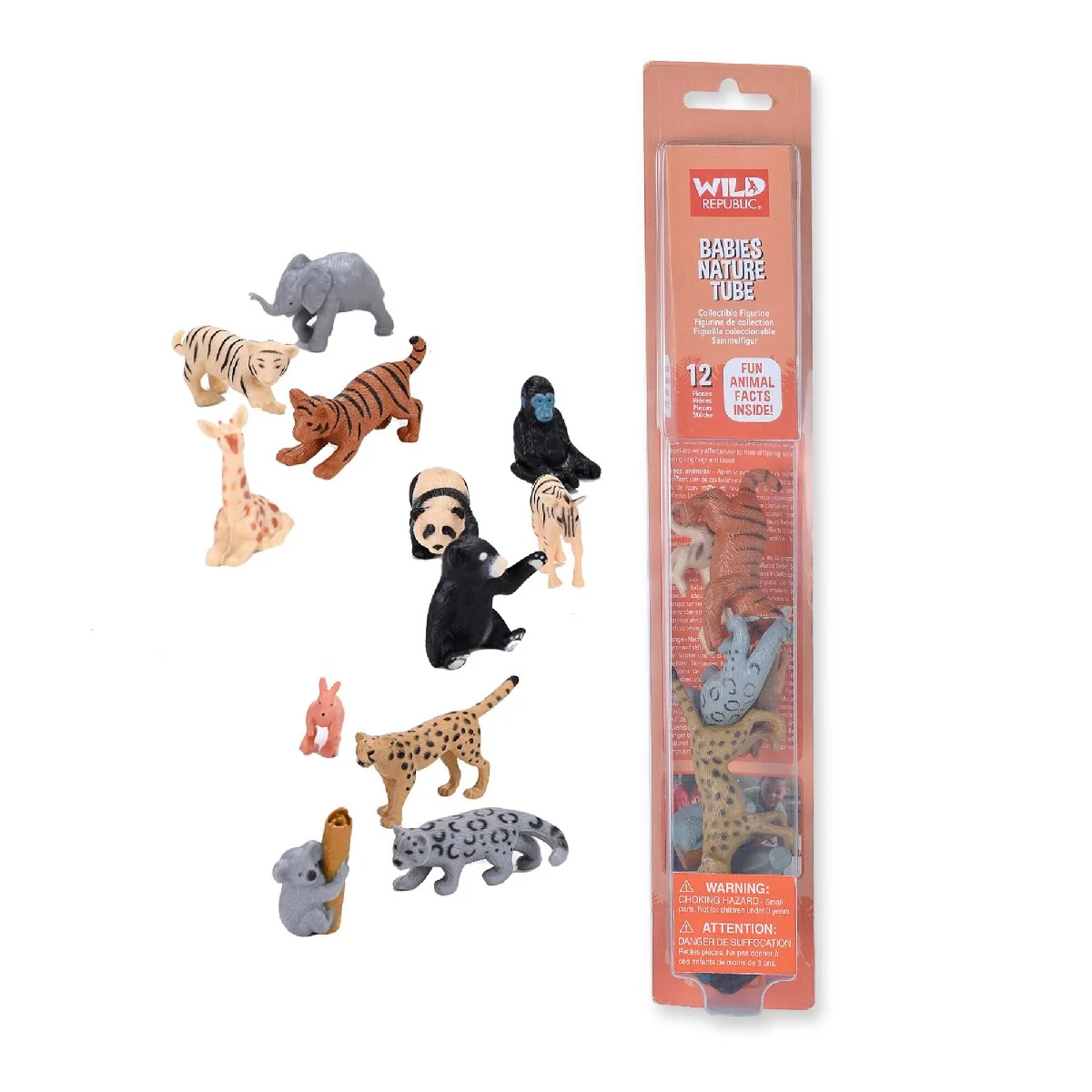Nature Tube Animal Babies 12pc