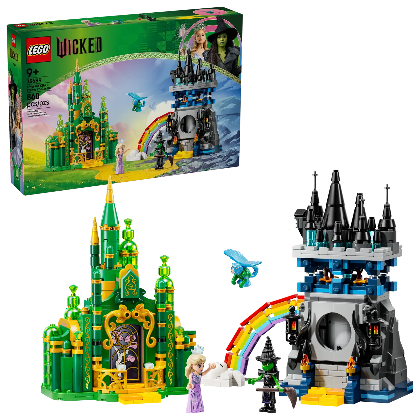 Lego 75689 Wicked Emerald City and Kiamo Ko Castle
