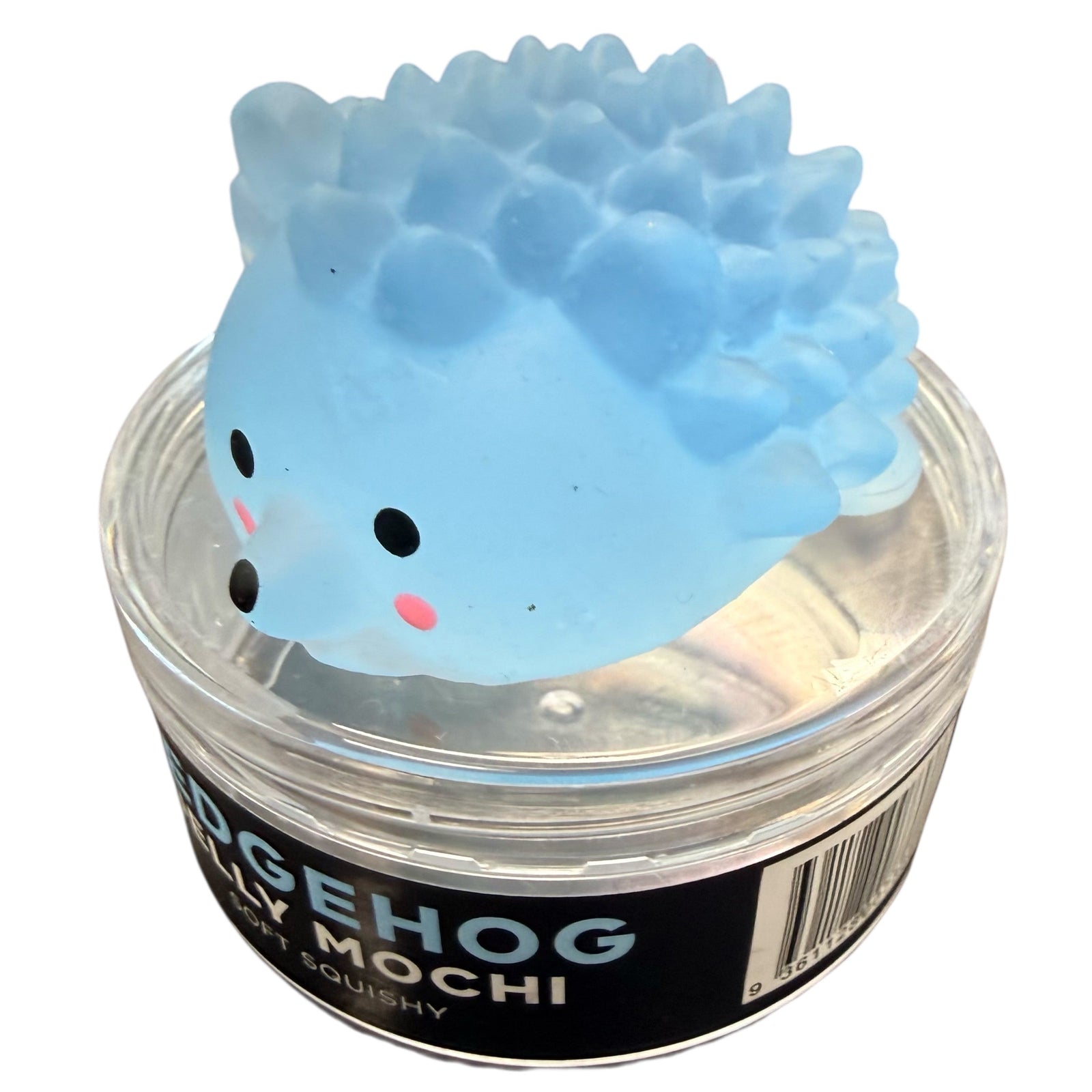 KAIKO Jelly Mochi Squishy Animals - BLUE Hedgehog