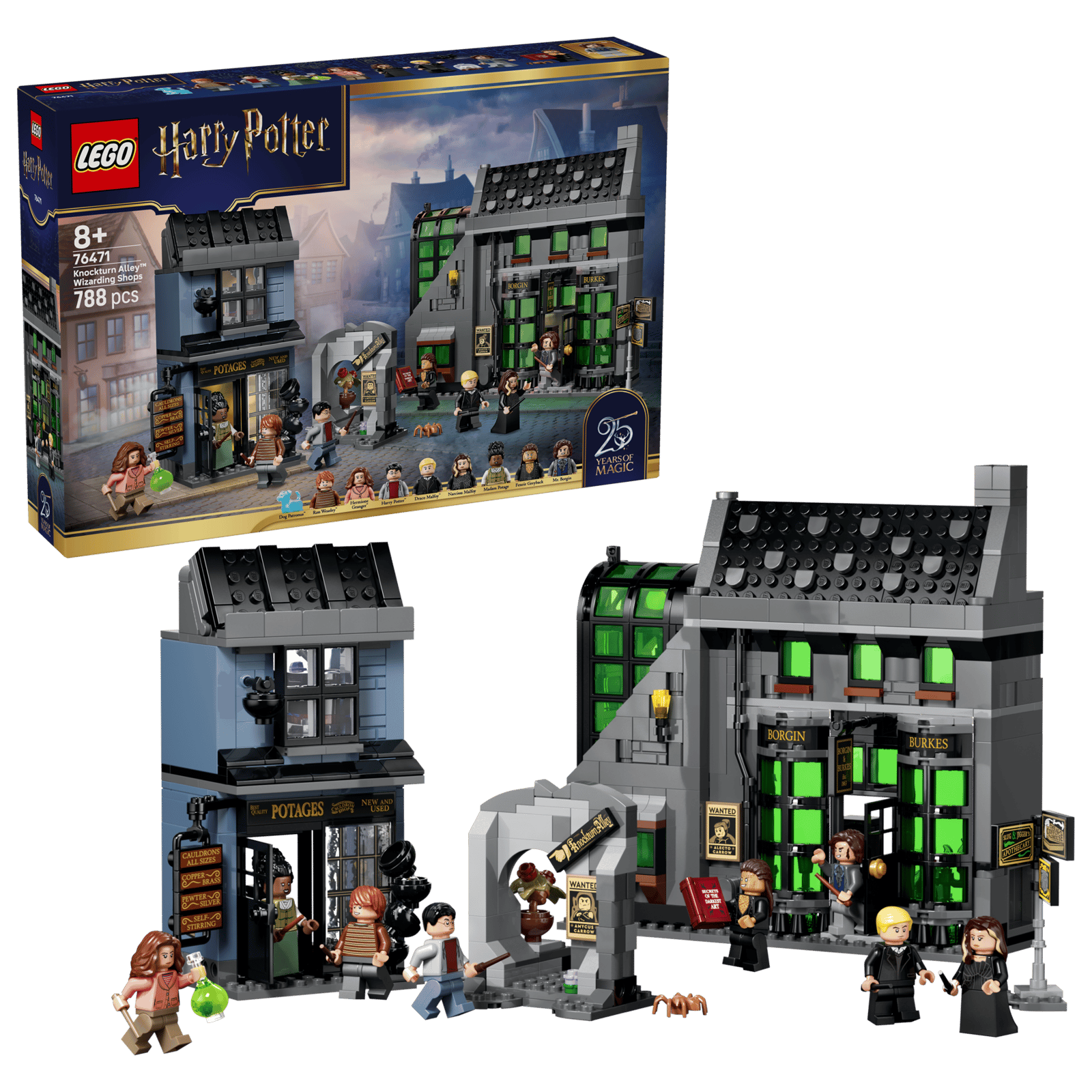 Lego 76471 Harry Potter Knockturn Alley Wizarding Shops