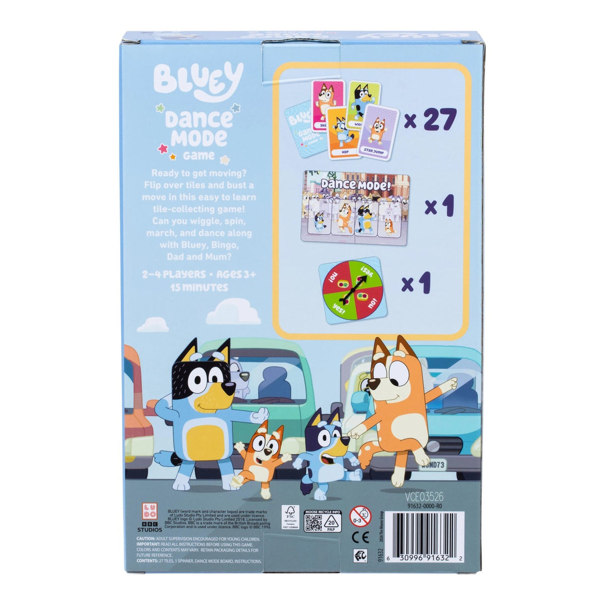 Bluey Dance Mode Game