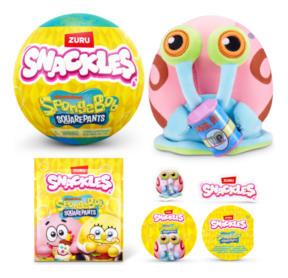 Zuru Snackles 5" Capsule Spongebob Squarepants Assorted
