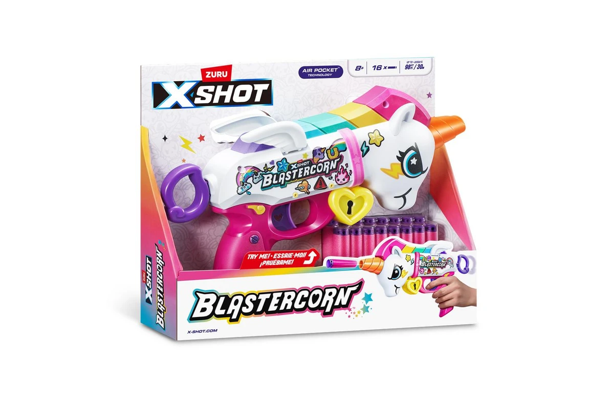 Zuru XShot Blastercorn with 16 Darts