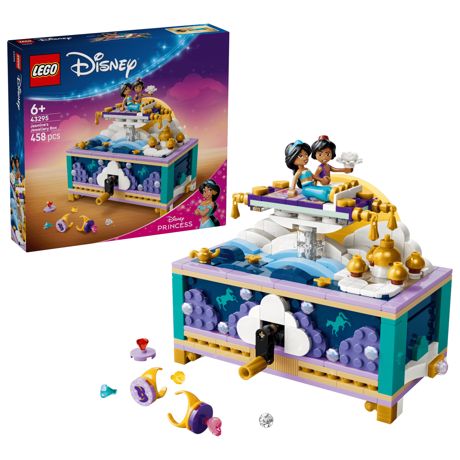 Lego 43295 Disney Princess Jasmine's Jewelry Box
