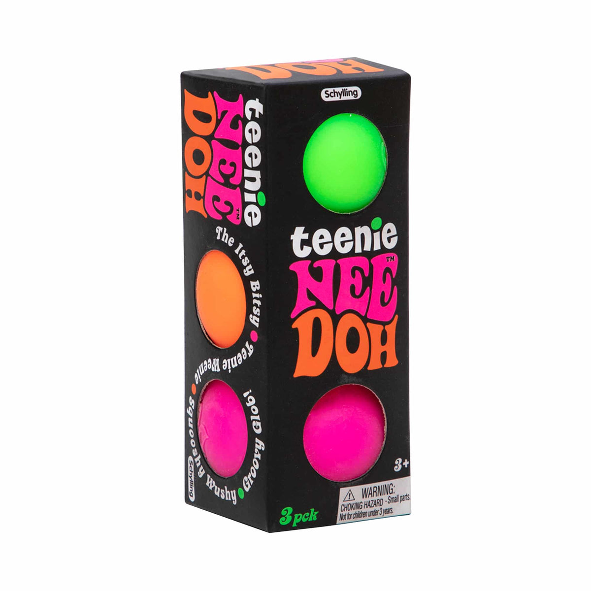 Schylling Teenie Nee Doh 3 Pack (Assorted Colours)