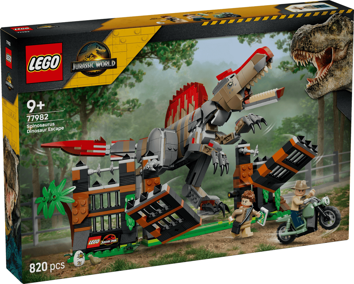 Lego 77982 Jurassic World Spinosaurus Dinosaur Escape