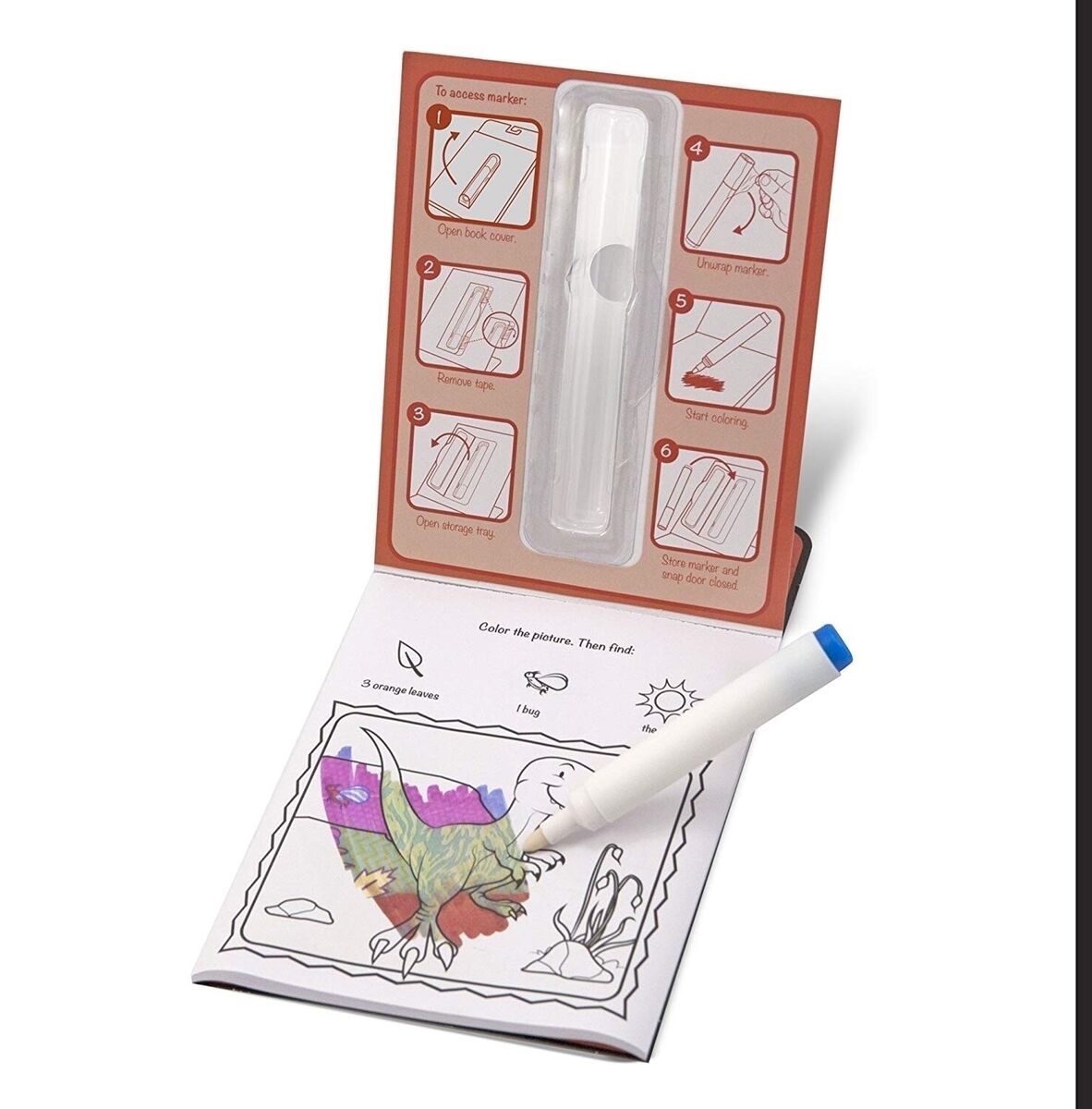 M&amp;D 5357 On The Go Colour Blast Dinosaurs