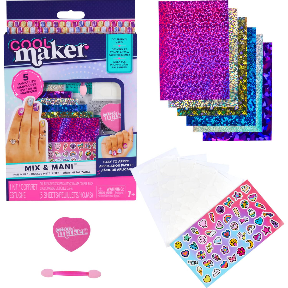 Cool Maker Mix &amp; Mani Holiday Foil Nails