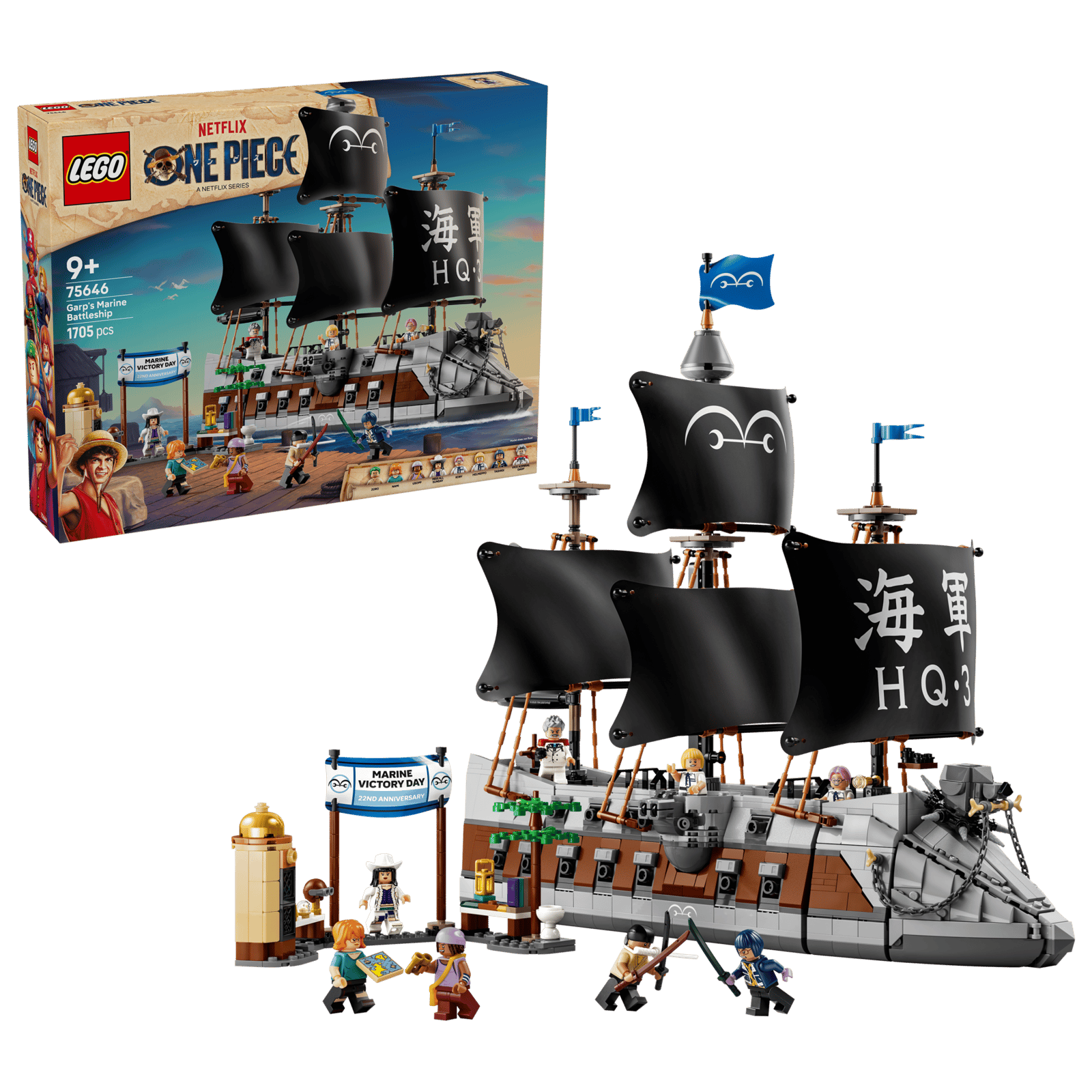 Lego 75646 One Piece Garp's Marine Battleship