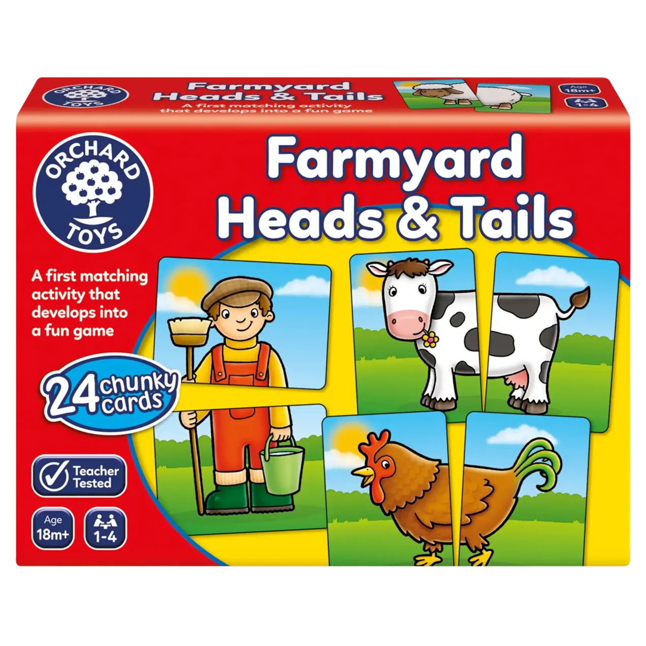 Orchard Toys Farmyard Heads and Tails Game
