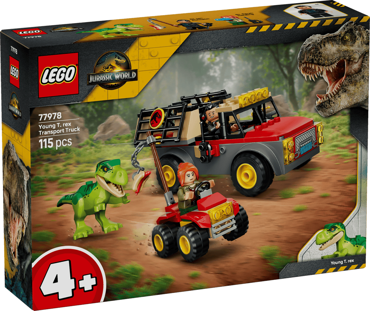 Lego 77978 Jurassic World Young T Rex Transport Truck