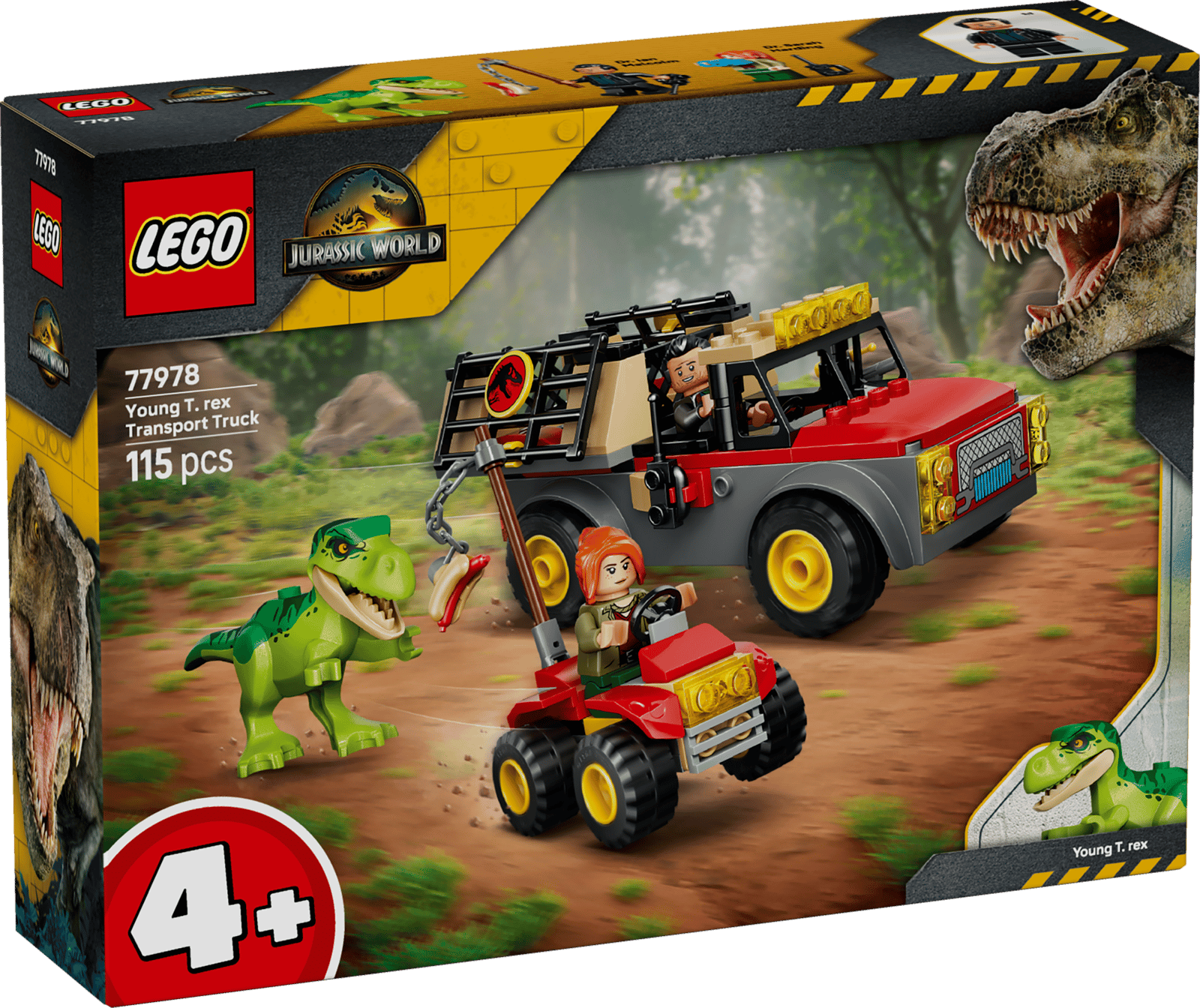 Lego 77978 Jurassic World Young T Rex Transport Truck