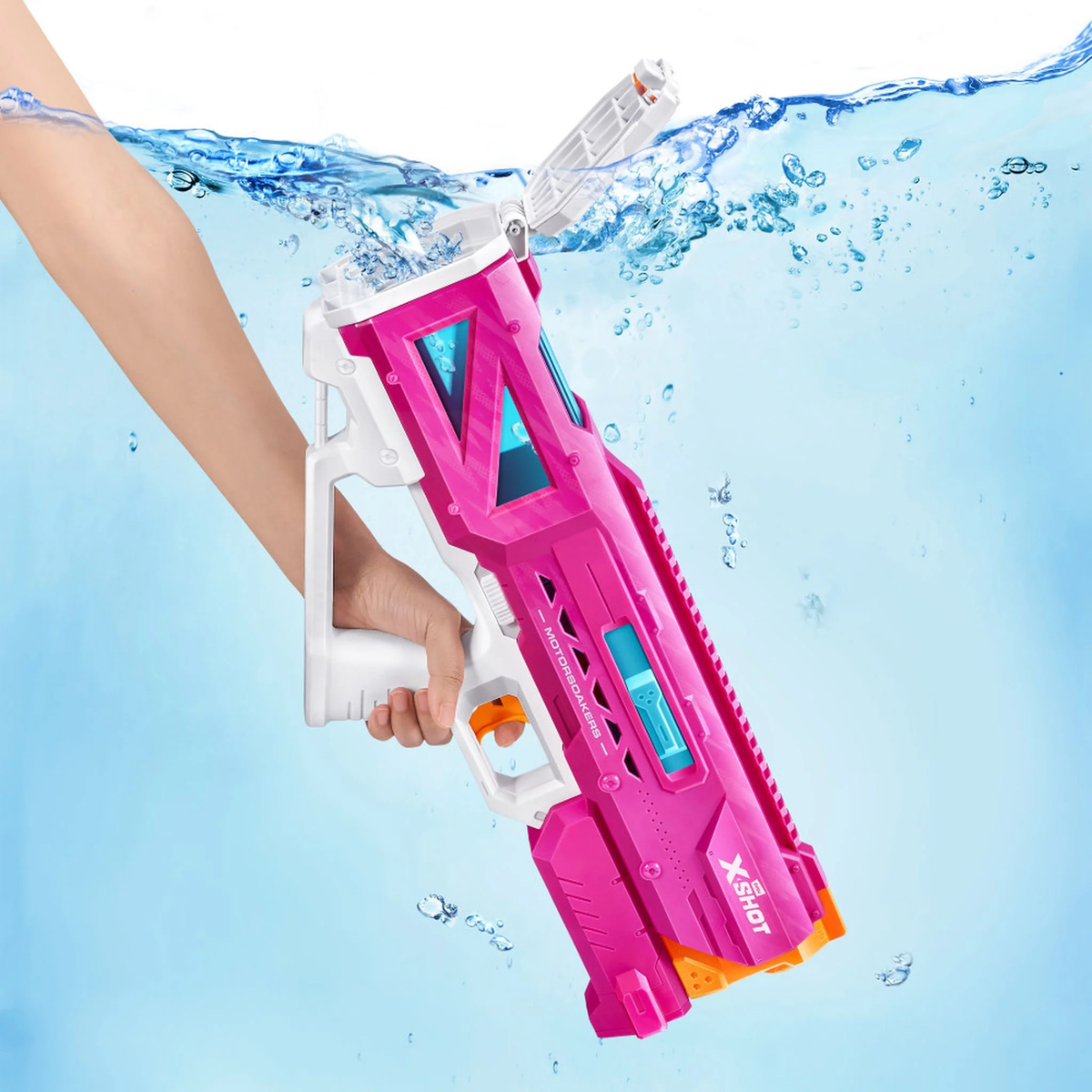 Zuru XSHOT Fast Fill Motor Soakers Hydra Pulse PINK USB Charge