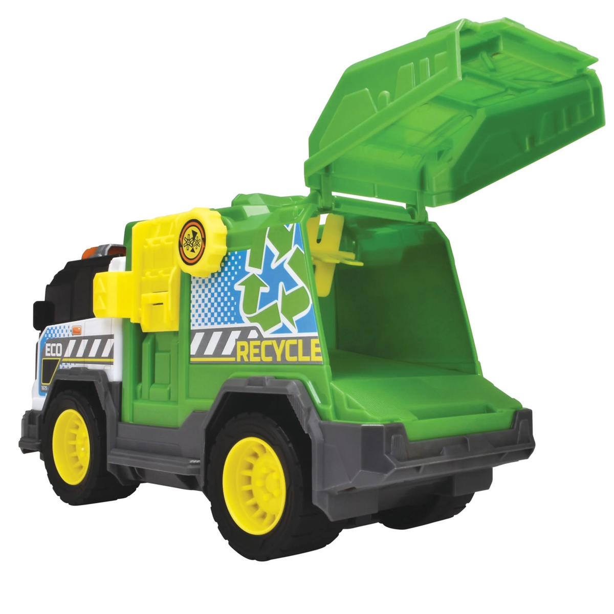 Dickie Toys Recycle Truck Light &amp; Sound Trash Crusher