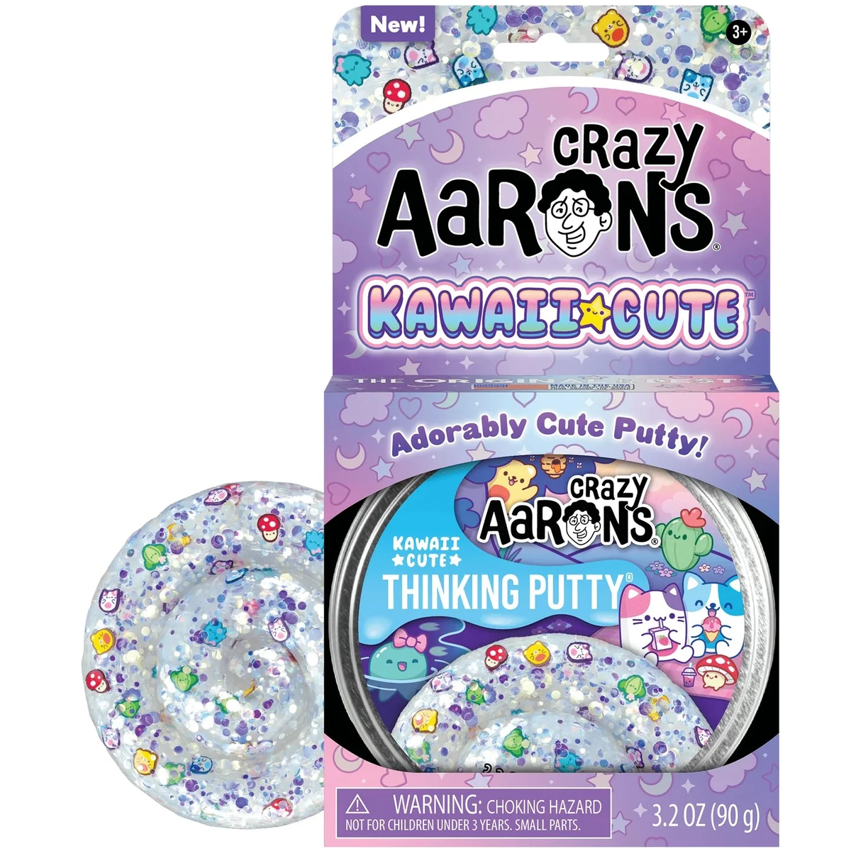Crazy Aarons Putty Kawaii Cute Trendsetters 90g Tin