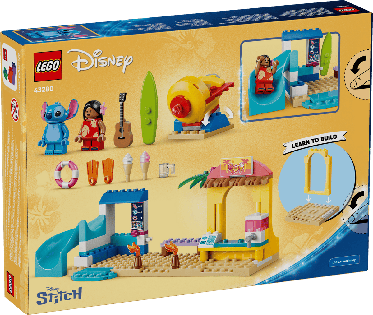 Lego 43280 Disney Beach Fun with Lilo &amp; Stitch