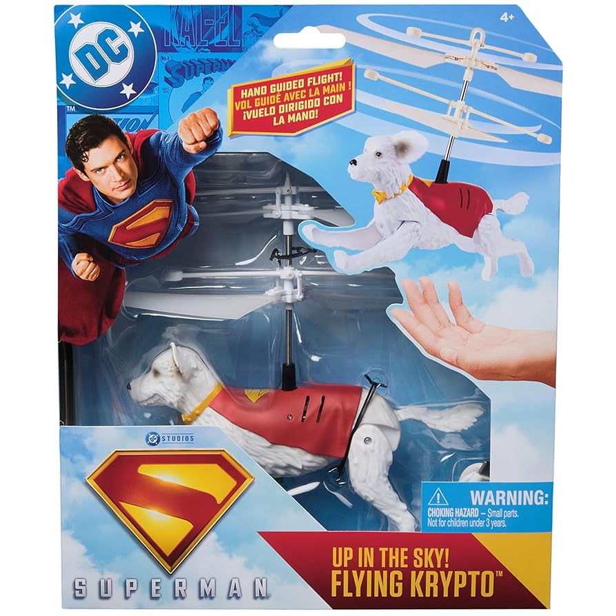 DC Superman Up In The Sky Flying Krypto