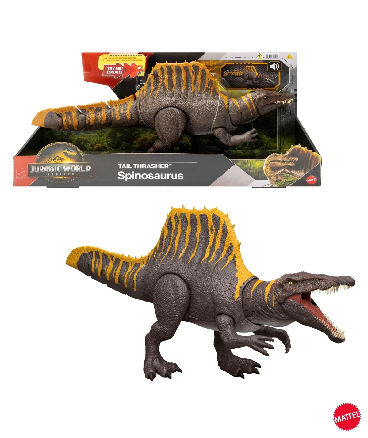 Jurassic World Rebirth Tail Thrasher Spinosaurus