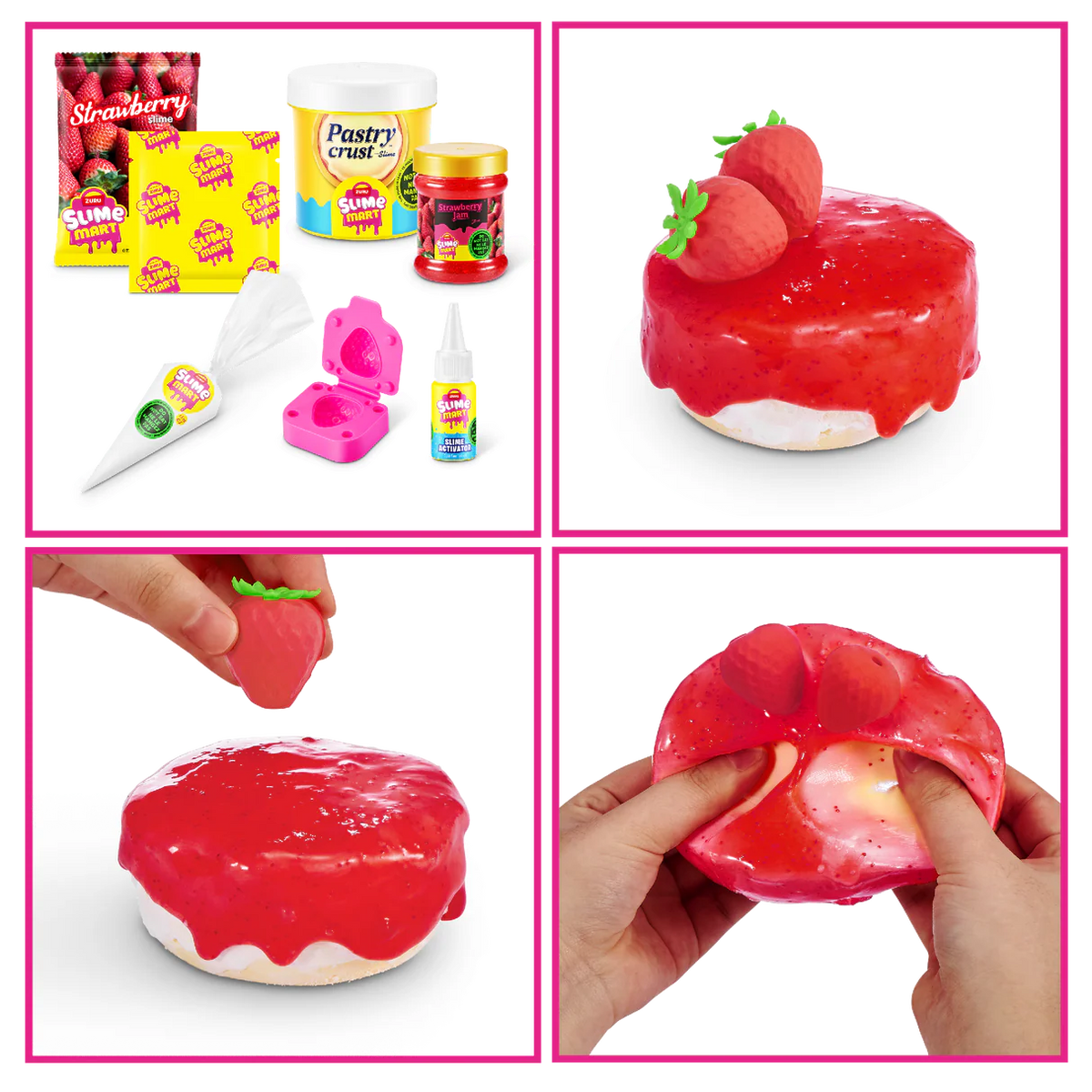 Zuru Slime Mart Small Shopping Basket Series 1 - Strawberry Cheese Cake