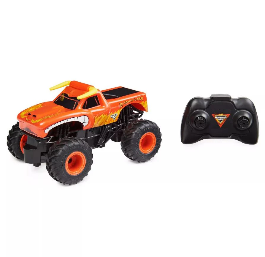 Monster Jam 1/24 R/C Vehicle El Toro Loco Requires 5xAAA Batteries